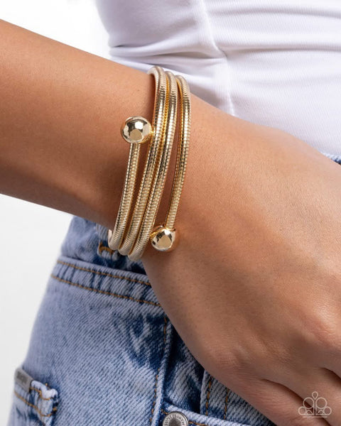 Calmly Coiled - Gold