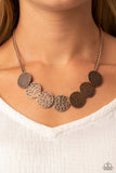 FLIP A COIN" COPPER NECKLACE