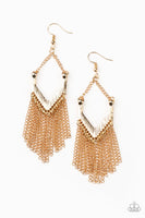 UNCHAINED FASHION" GOLD EARRINGS