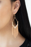 UNCHAINED FASHION" GOLD EARRINGS