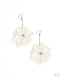 Generous Glisten - White Earrings