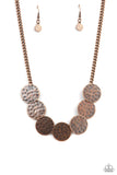 FLIP A COIN" COPPER NECKLACE
