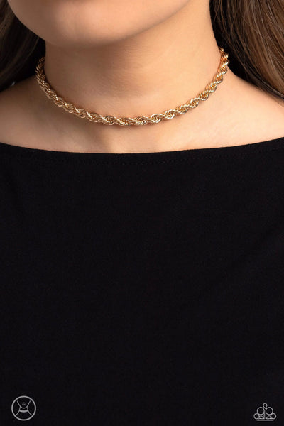 Never Lose ROPE“ Gold Choker