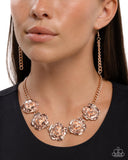 REFRESHING ROSES" ROSE GOLD NECKLACE
